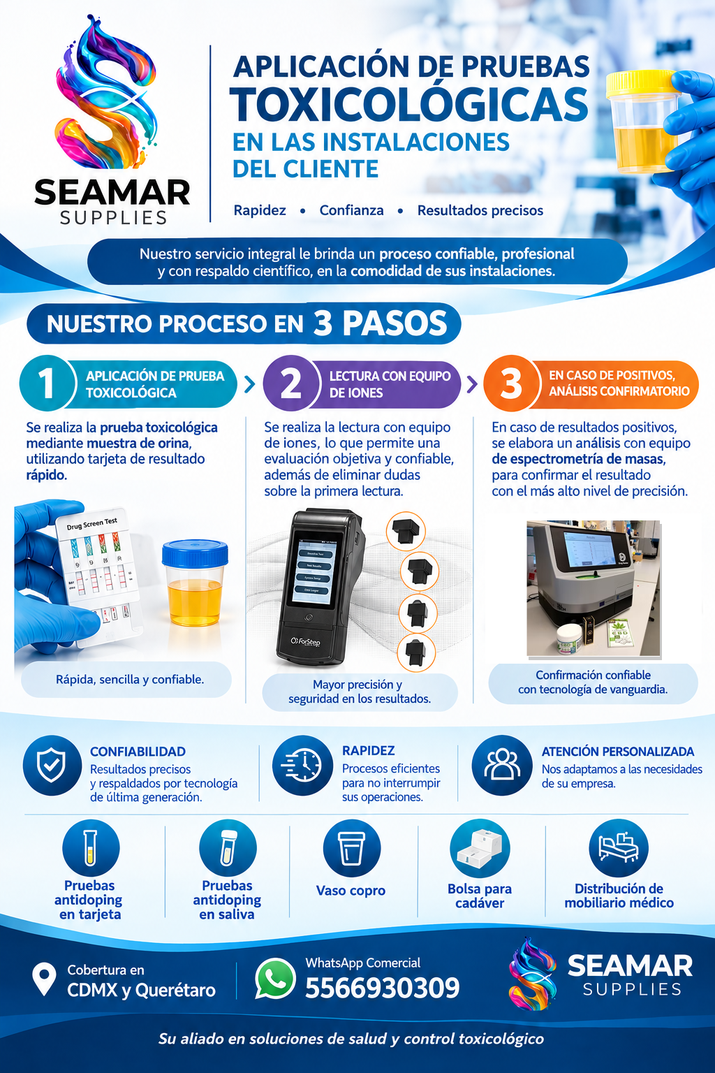 Aplicacion de Examenes Toxicologicos de 3 Etapas