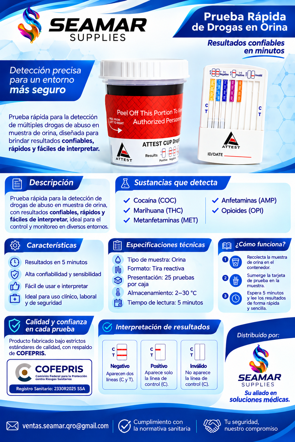 Prueba Rapida Tarjeta y Vaso